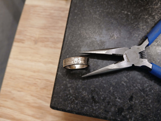 Handmade Coin Ring – Crafted from Real State Quarters | Starting at $60